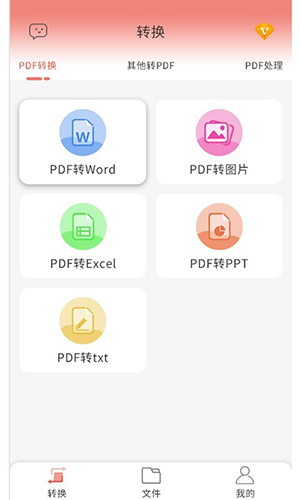 迷你PDF转WORD软件下载安卓版截图1