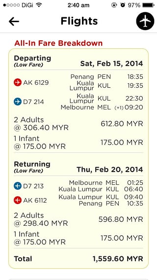 空中亚洲(AirAsia)截图1