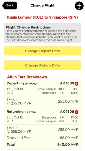 AirAsia(亚洲航空手机客户端)