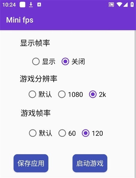 Mini fps帧率显示软件截图1