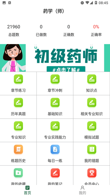 初级药师百分题库